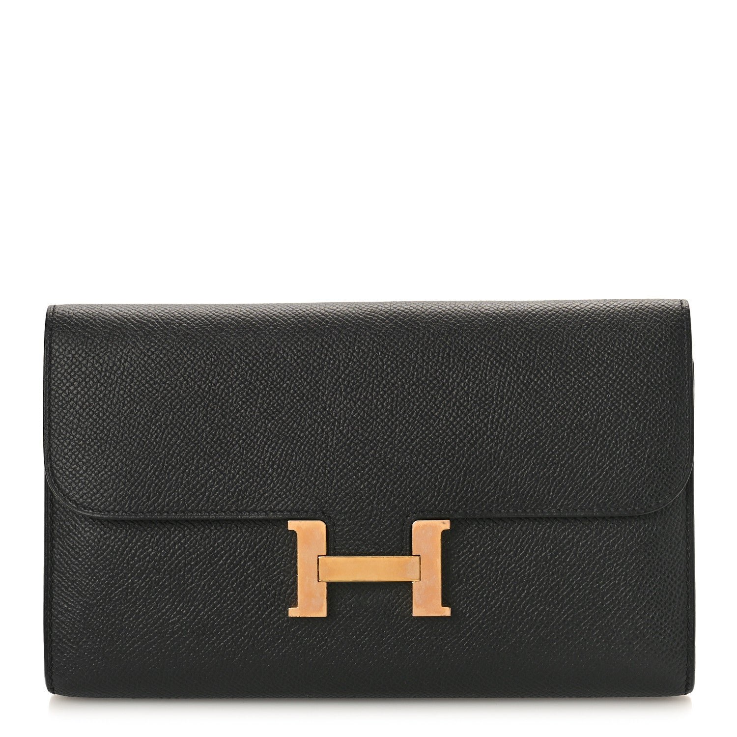 Hermes Epsom Constance Long Wallet Black