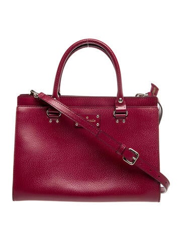 Leather Top Handle Bag