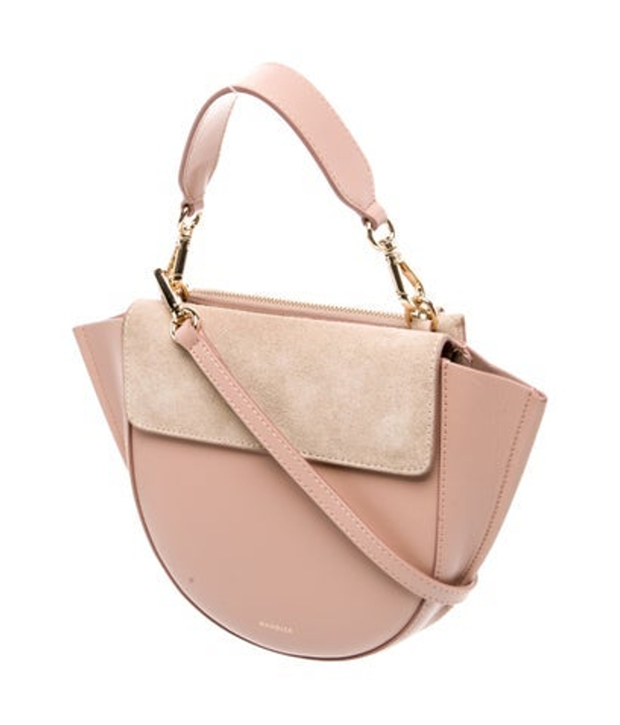 WANDLER Leather Top Handle Bag