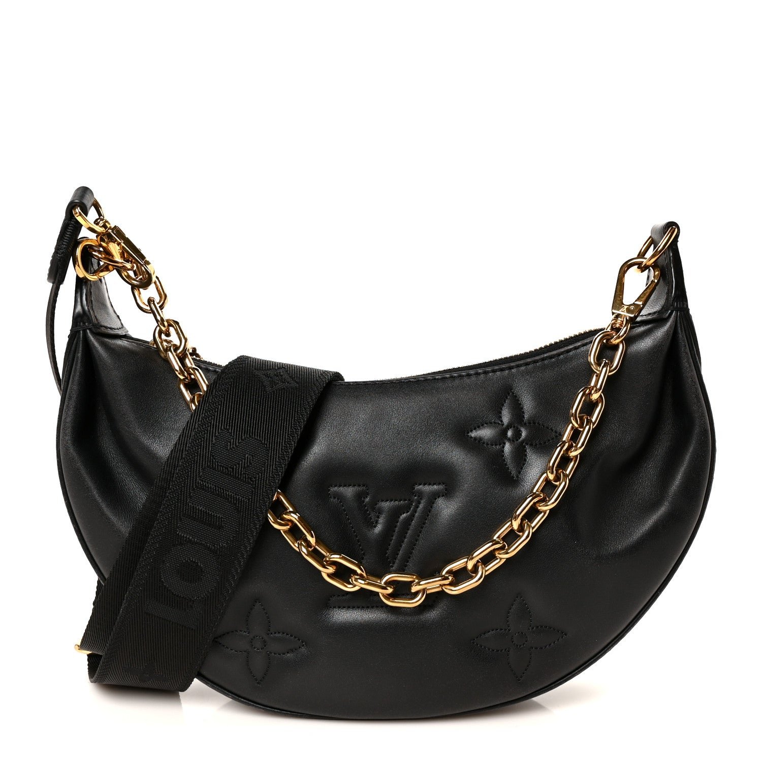Louis Vuitton Calfskin Bubblegram Over The Moon Black