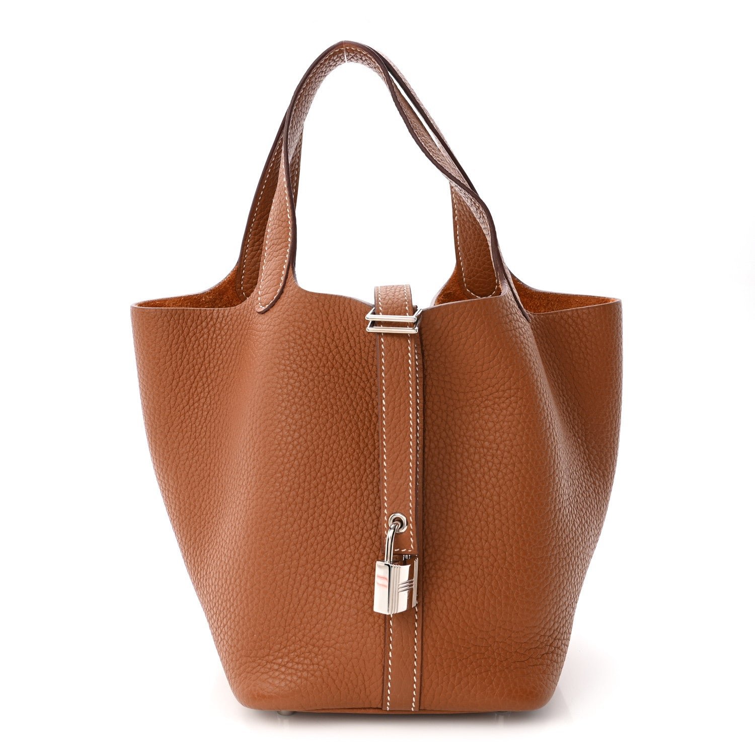 Hermes Taurillon Clemence Picotin Lock 18 PM Gold