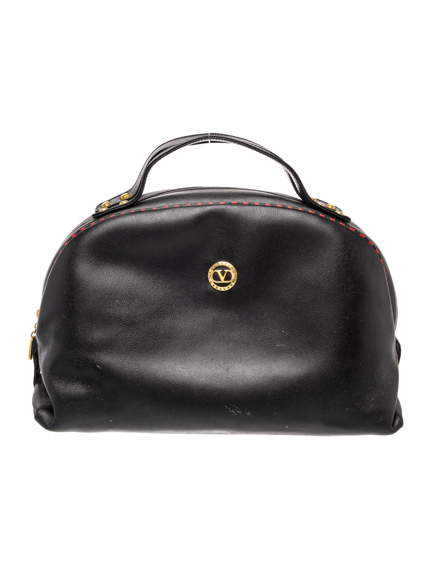 Leather Top Handle Bag Vintage