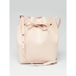 Mansur Gavriel Mansur Gavriel Rosa Saffiano Leather Large Bucket Bag