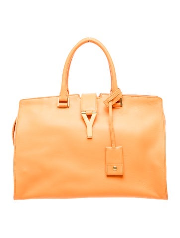 Leather Y Cabas Medium Vintage