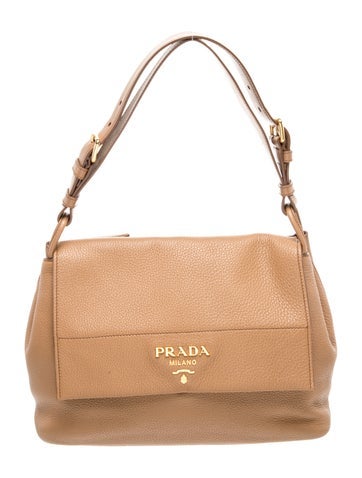 Vitello Daino Leather Shoulder Bag