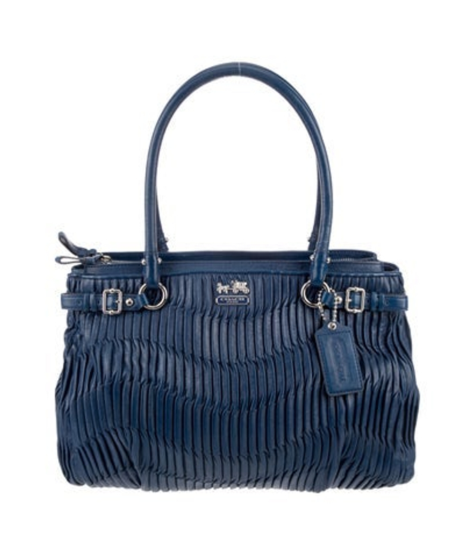 Coach Leather Top Handle Bag