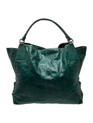 Leather Top Handle Bag