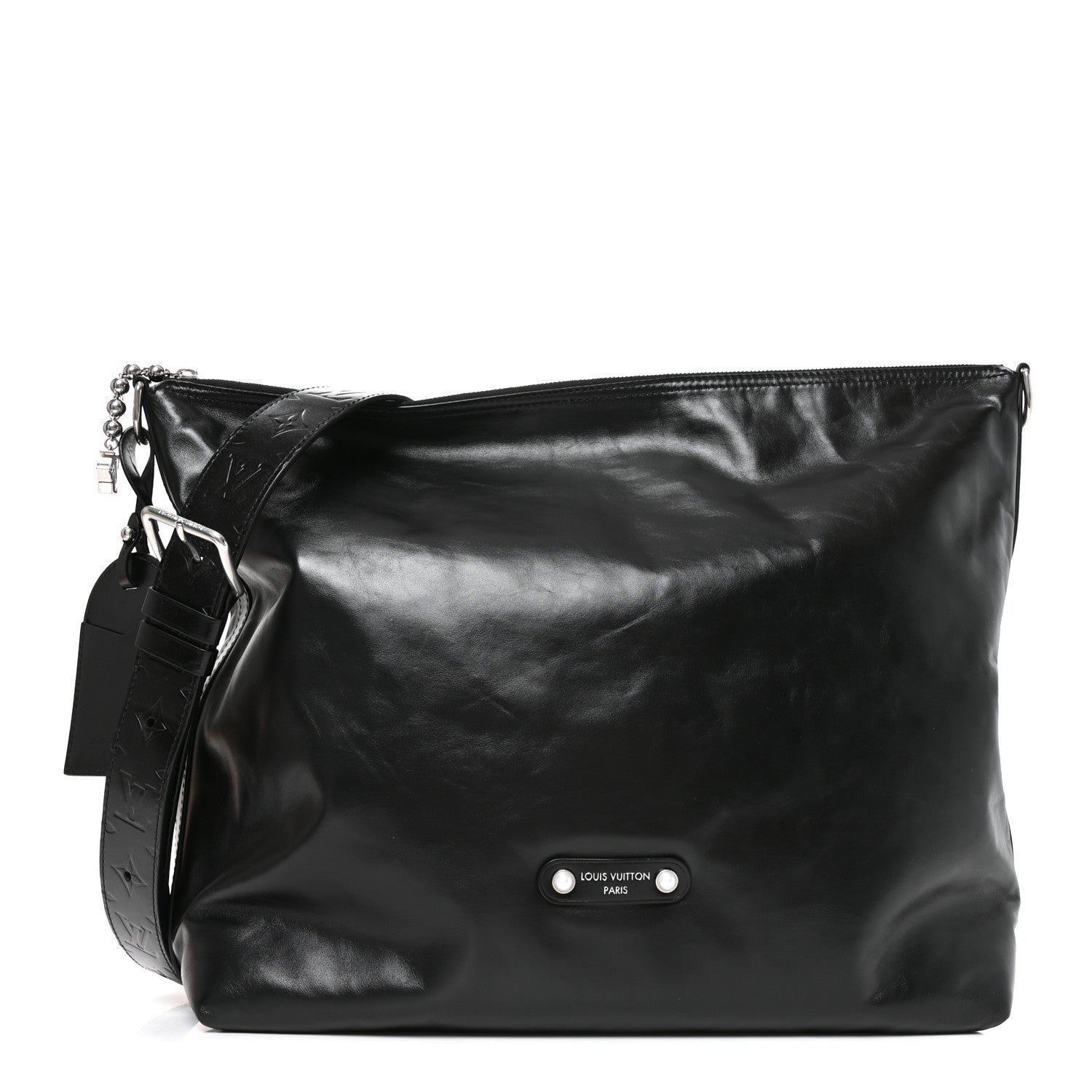 Louis Vuitton LV Night Calfskin Vagabond Hobo Black