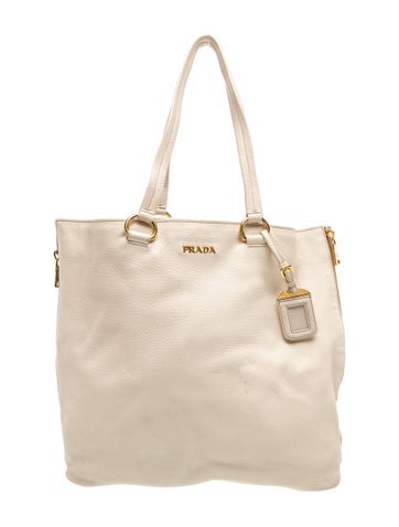Vitello Daino Leather Tote Vintage