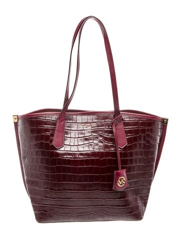 Michael Kors Embossed Leather Shoulder Bag