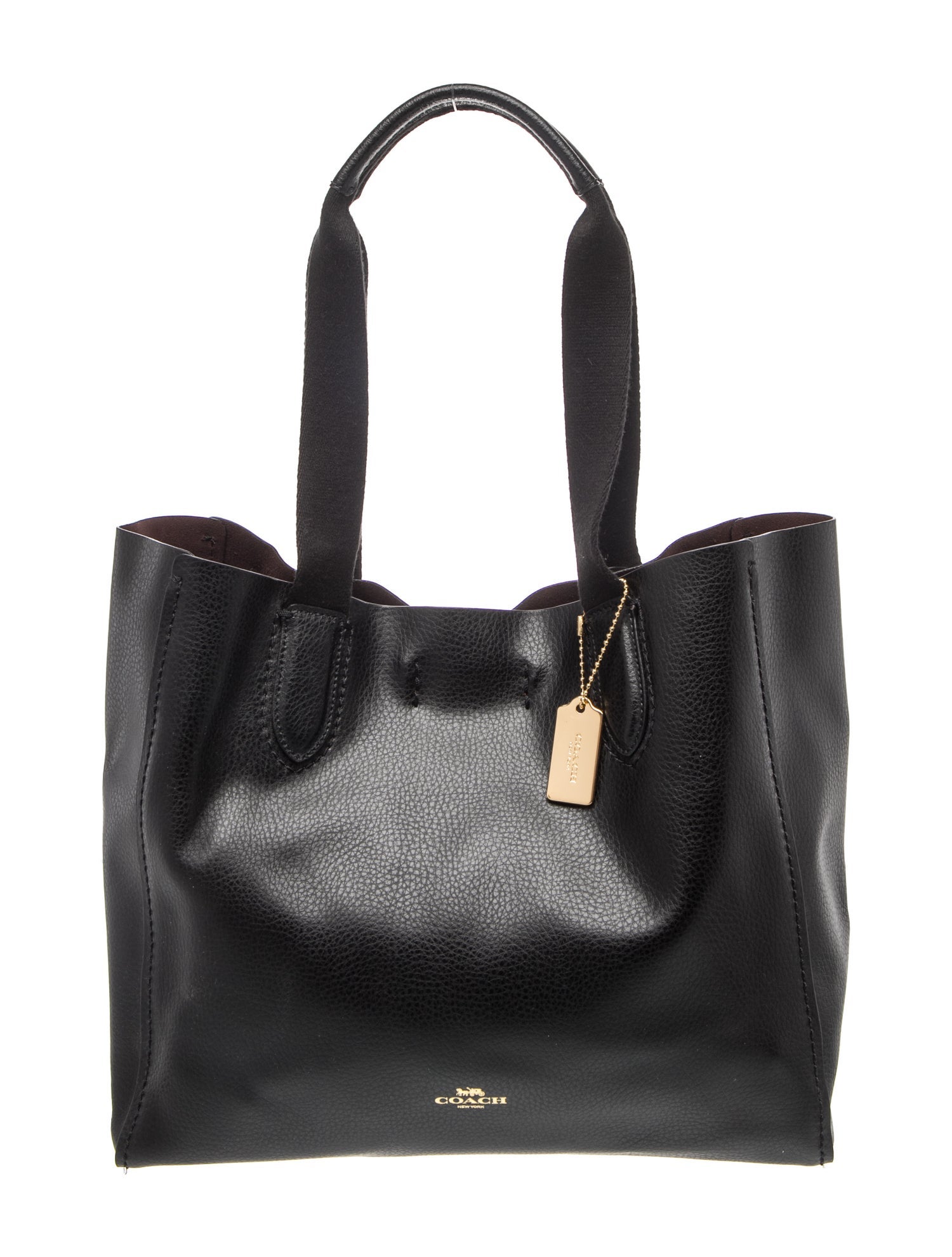 Leather Derby Tote Large