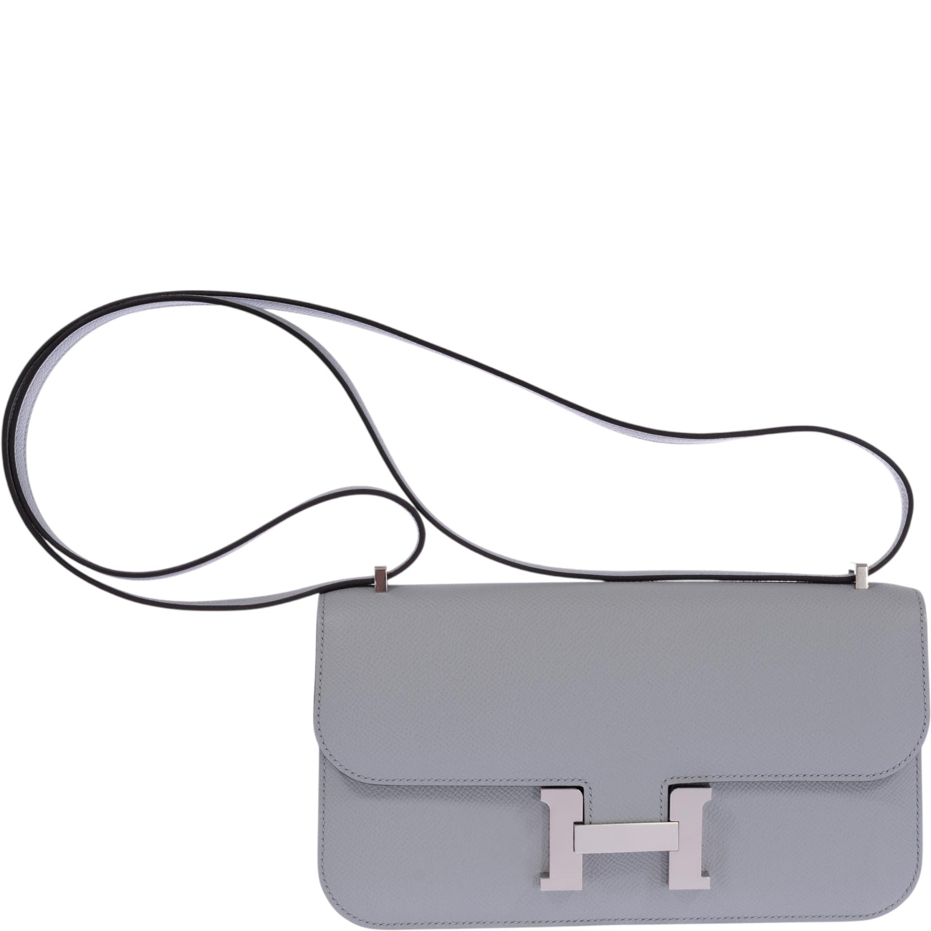 Hermes Hermès Constance Elan 25 Blue Glacier Epsom Palladium Hardware
