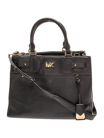 Leather Top Handle Bag