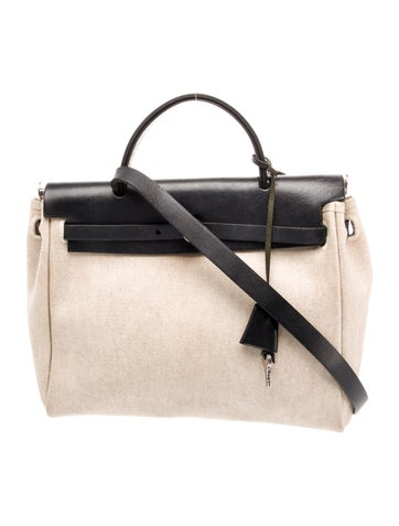 Hermes 2001 Toile H & Vache Hunter Herbag 31