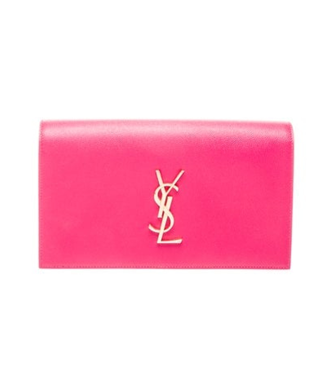 Saint Laurent Laurent Leather Clutch