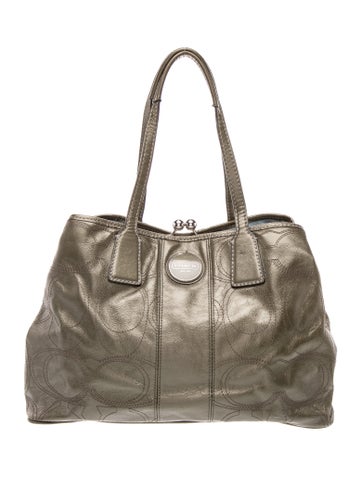 Leather Top Handle Bag