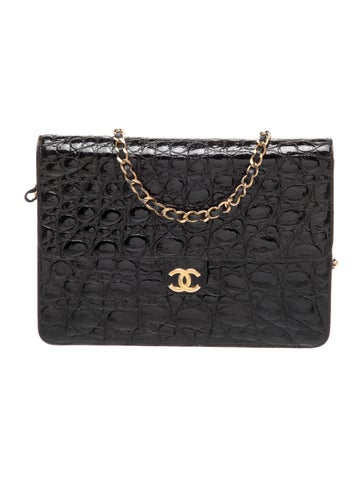 Crocodile CC Flap Bag