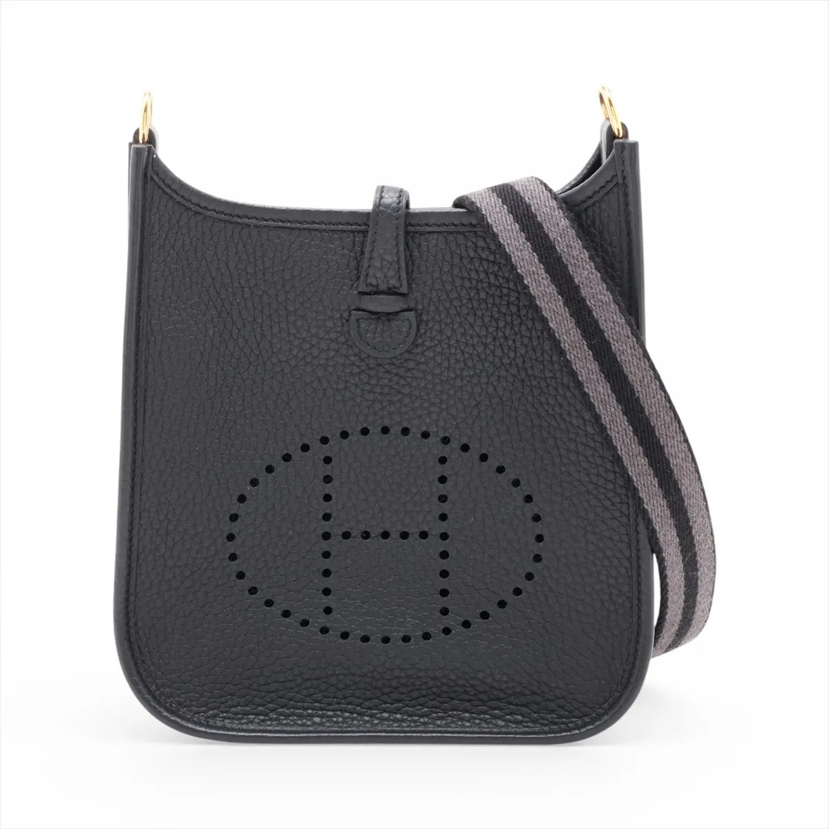Hermès evelyn 16 TPM Amazon Taurillon Clemence Black Gold Metal Fittings