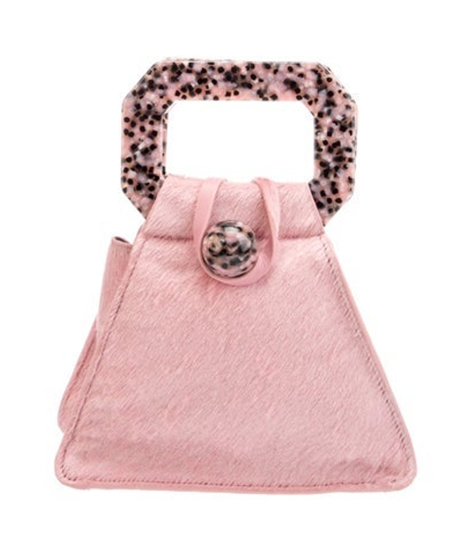Cult Gaia Gaia Ponyhair Top Handle Bag