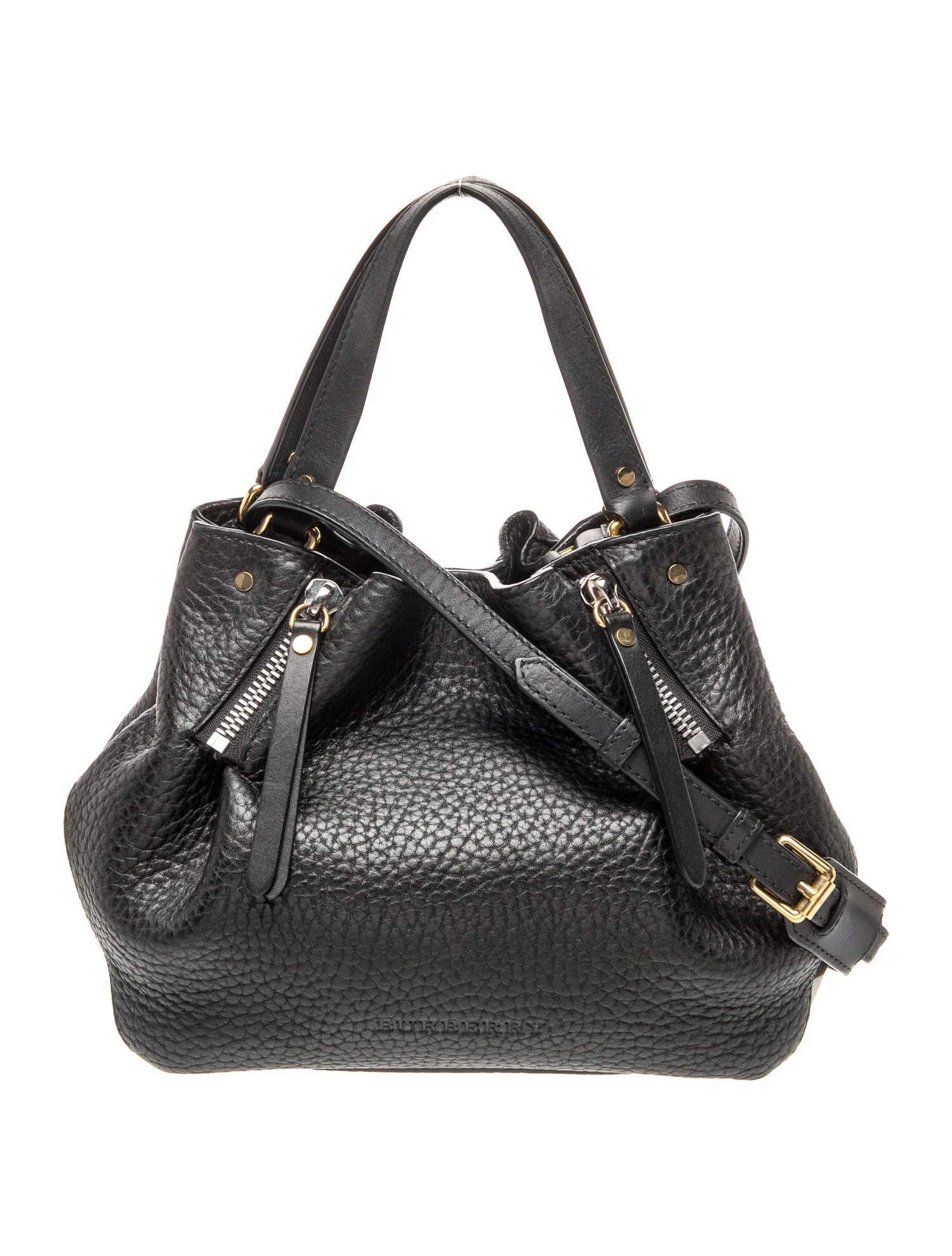 Leather Top Handle Bag
