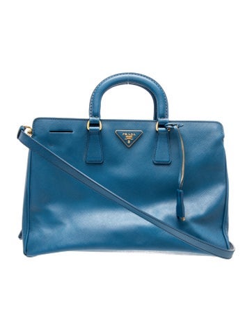 Saffiano Leather Top Handle Bag Large