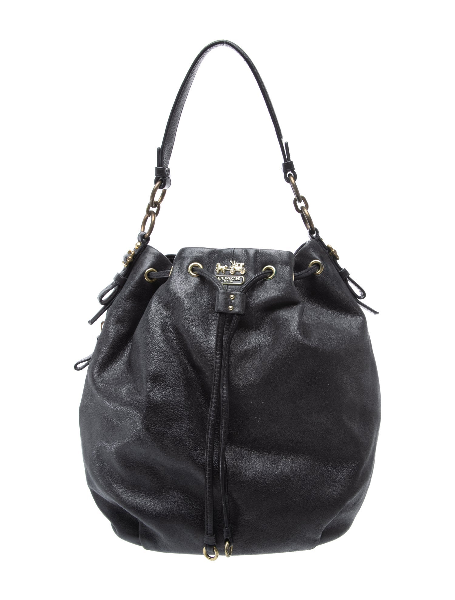 Leather Bucket Bag