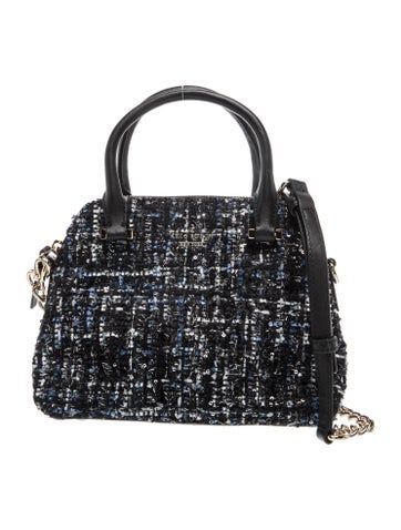 Tweed Top Handle Bag