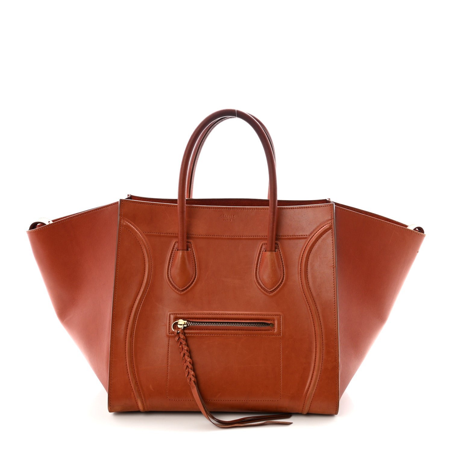 Celine Natural Calfskin Medium Phantom Luggage Brick