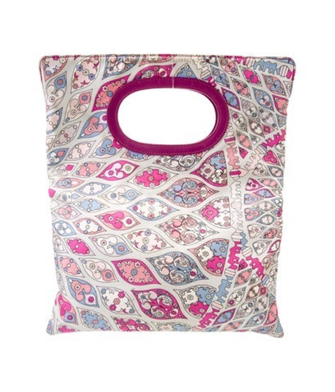 Emilio Pucci Pucci Nylon Top Handle Bag