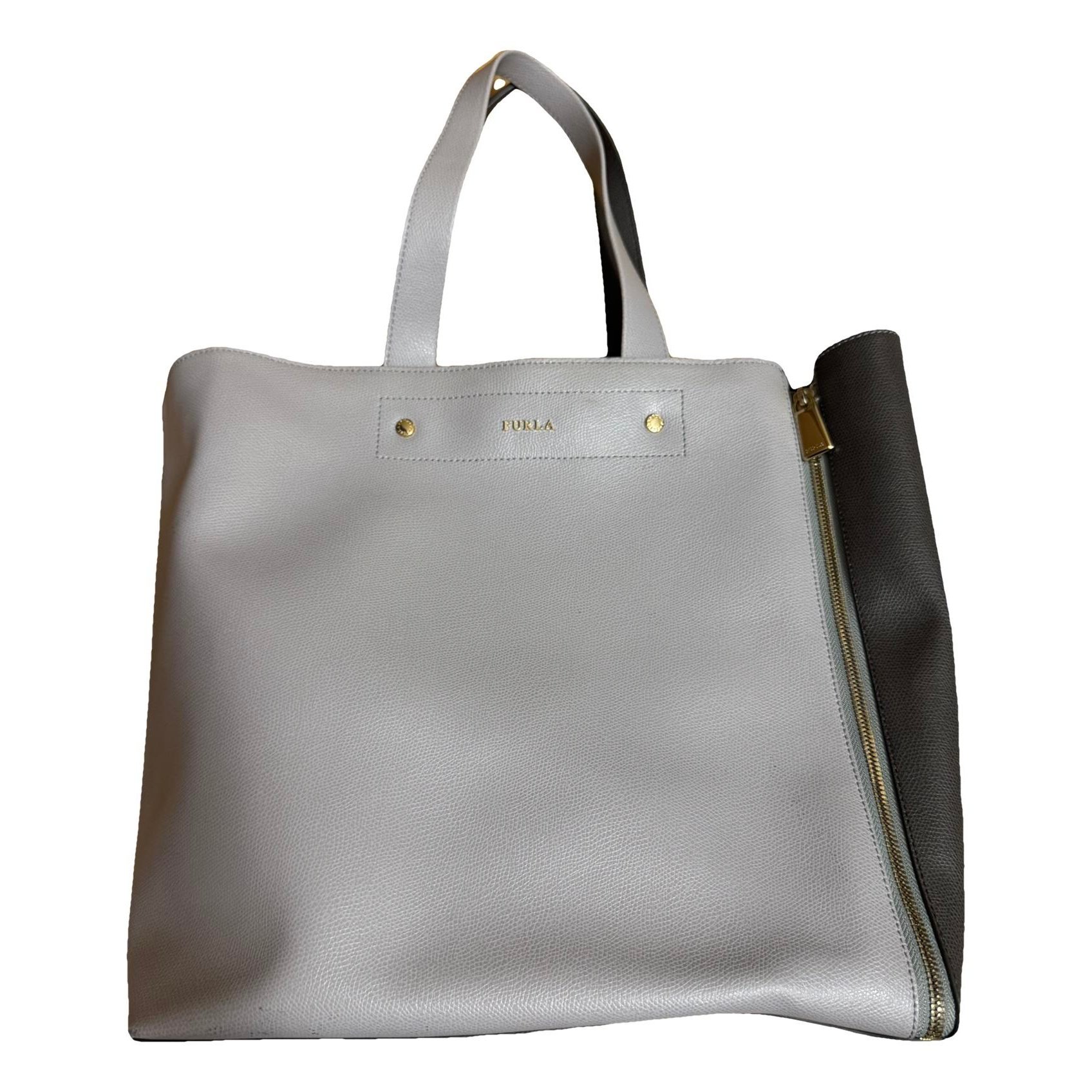 Leather tote