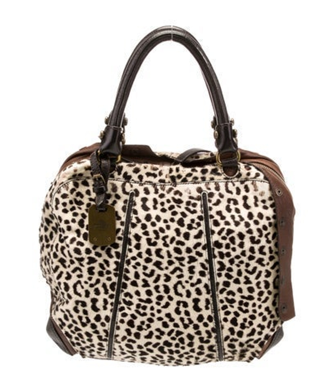 Etro Leather Top Handle Bag