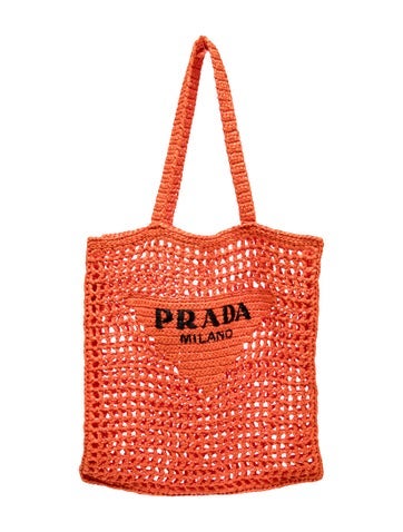 Prada Raffia Tote