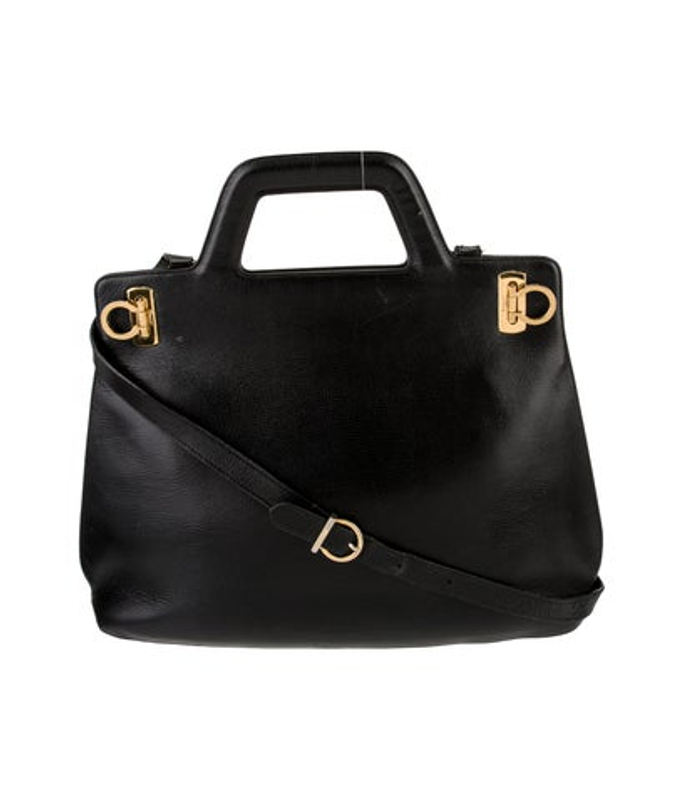 Salvatore Ferragamo Ferragamo Leather Messenger Bag