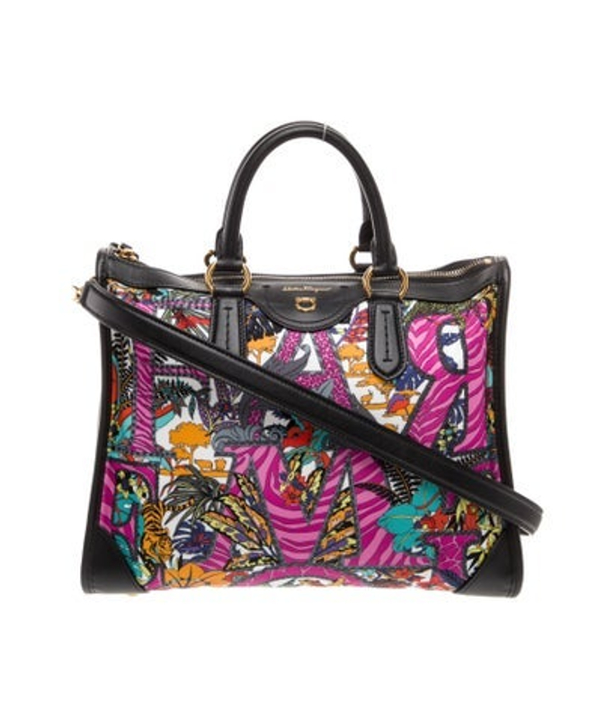 Salvatore Ferragamo Ferragamo Nylon Top Handle Bag