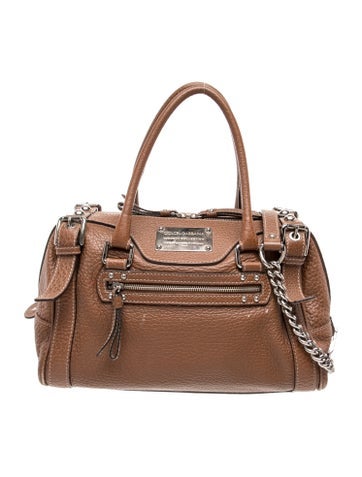 Leather Top Handle Bag