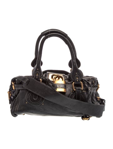 Leather Chloe Paddington Shoulder Bag Medium