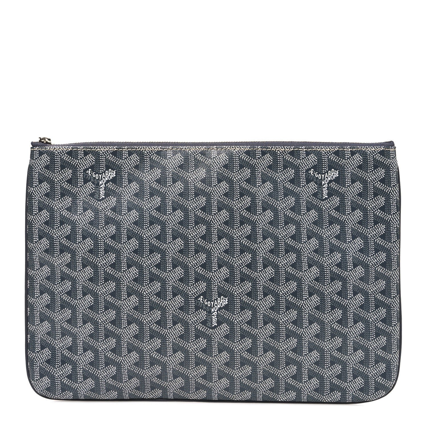 Goyard Goyardine Senat Pochette MM Grey