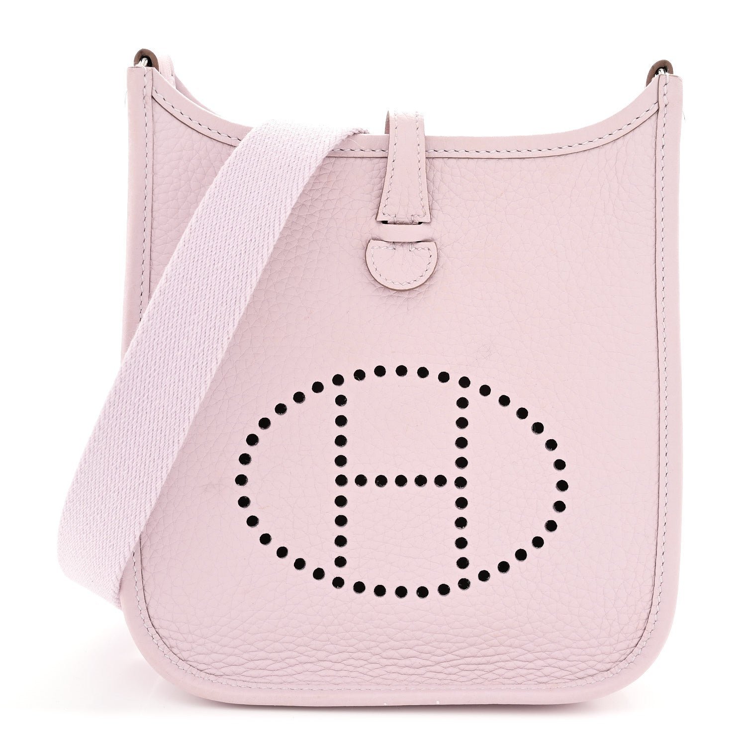 Hermes Taurillon Clemence Evelyne TPM Mauve Pale