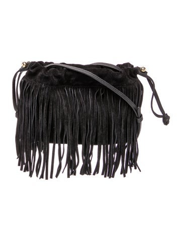 Strathberry Suede Crossbody Bag