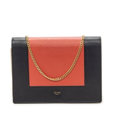 Leather Frame Evening Chain Clutch null