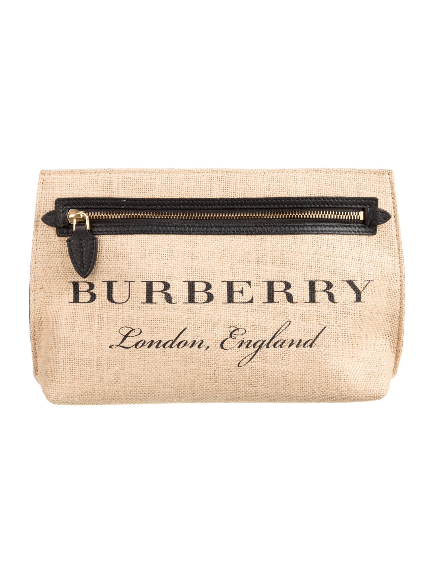 Burberry Jute Clutch