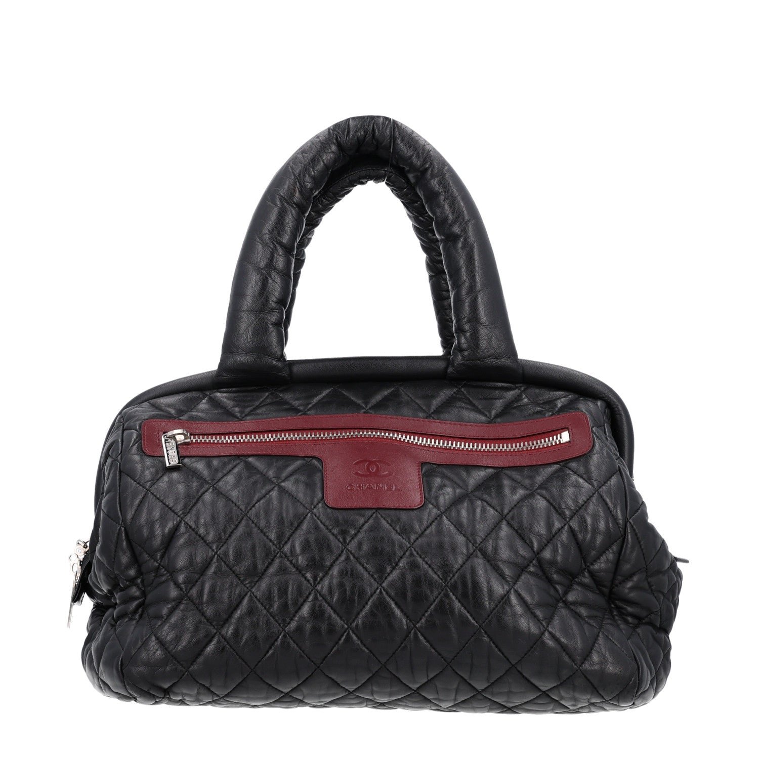 Chanel Lambskin Coco Cocoon Bowler Black