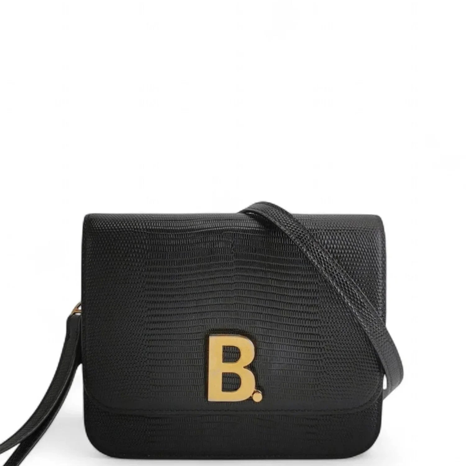 Calfskin B Dot Flap Small