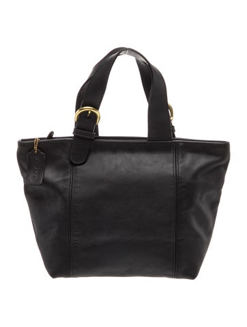Leather Top Handle Bag