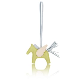 Hermes Jaune Bourgeon, Bleu Brume, Nata Milo and Swift Rodeo Pegase Charms PM, 2023