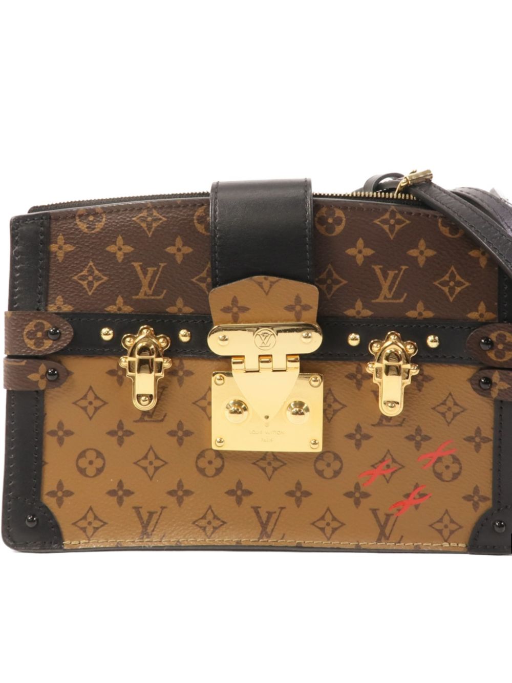 Trunk Monogram Reverse canvas crossbody bag