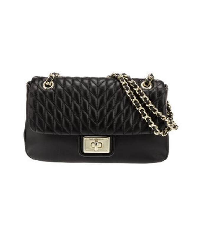 Karl Lagerfeld Lagerfeld Leather Shoulder Bag