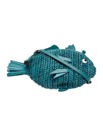 Raffia Crossbody Bag w/ Tags
