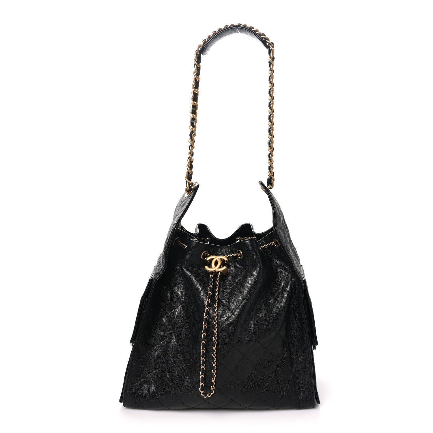Chanel Caviar Quilted Medium Chanel 25 Handbag Black