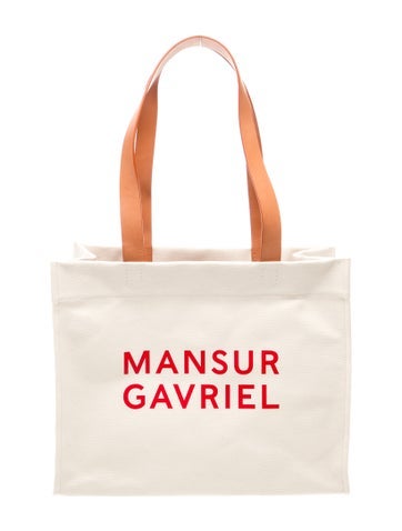Mansur Gavriel Canvas Shoulder Bag